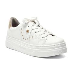 Tênis Casual Flatform Via Marte Lançamento Básico Confortável 125-001-Feminino