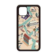 Capa Singapura para iPhone 12 Pro Max para Apple Mini Mobile Case Shell