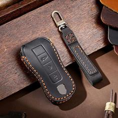 Porta-chaves do carro, capa de couro inteligente, adequado para Porsche Macan 911 Panamera Cayenne Boxster 986 987 981, porta-chaves do carro ABS Smart porta-chaves do carro