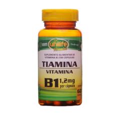 Vitamina B1 Tiamina 500mg 60 Cápsulas -unilife Gênero:unissex