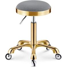 Banqueta Wor Banquetas giratórias redondas Cadeira giratória para salão de beleza Tatuagem itchen Massagem Banqueta giratória ajustável em altura para salão de massagem Tatuagem Home Office,
