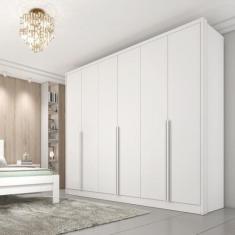Guarda Roupa Casal 6 Portas 6 Gavetas - Fortuna-Neve - Tcil Móveis