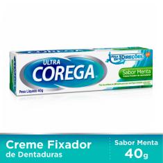 Fixador de Dentadura Ultra Corega Creme Menta 40g