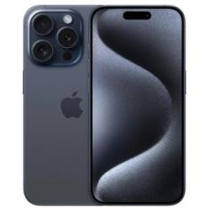 iPhone 15 Pro Apple (1TB) Titânio Azul, Tela de 6,1", 5G e Câmera de 48MP