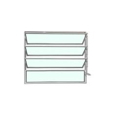 Vitro Basculante Branco 80 X 100 Vidro Liso - Brecorimo