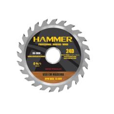 Disco de serra para madeira 4.3/8" x 20 mm 24 dentes - Hammer
