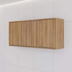 Armário Aéreo para Cozinha 3 Portas 120cm Thalita Moveis Sul