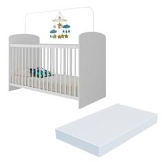 Berço com Colchão Incluso Ana Lívia Multimóveis Mp0515c Branco