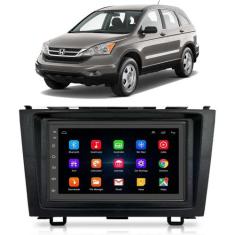Kit Central Multimídia Android Crv 2007 2008 2009 2010 2011 2 Din 7 Po