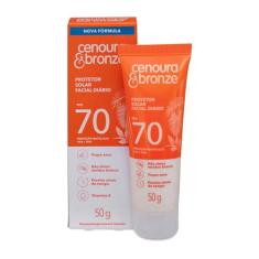 Protetor Solar Facial Diário FPS 70 Cenoura & Bronze 50g