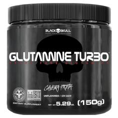 Glutamine l-glutamina pura turbo 150g - black skull