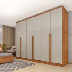 Guarda Roupa Casal 6 Portas 6 Gavetas Realeza Cinamomo Off White Tcil 
