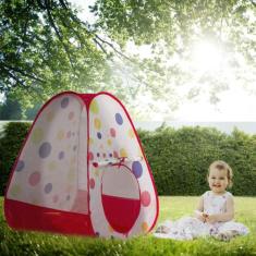 Barraca Infantil Menina Tenda de Bolinhas Divertida BBR Toys