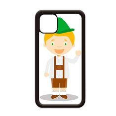 Capa marrom verde desenho da Alemanha para iPhone 12 Pro Max para Apple Mini Mobile Case Shell