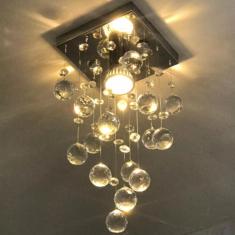Lustre De Cristal Para Lavabo Com 30cm De Altura