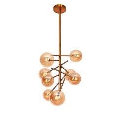 Lustre Pendente com 8 Bolas G9 