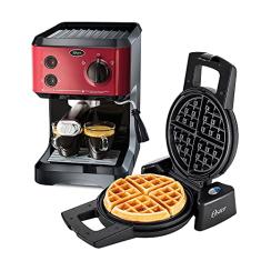 Kit Cafeteira Expresso Cappuccino e Máquina de Waffle Oster - 127V