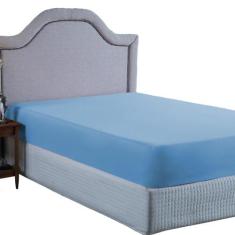 Lençol King Size Aveludado 400 Fios Cama Box e Padrão com Elástico Avu