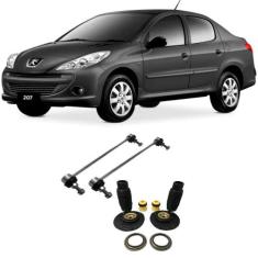 Bieleta + Kit Batente Peugeot 207 Dianteiro 2006 Até 2014 O Par - Spar