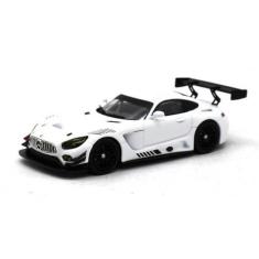 Miniatura Mercedes Amg GT3 Race Version Escala 1/43 Ixo Mode, Branco
