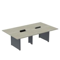 Mesa de Reunião 2400x1400 Mrcpb2414pp Nogueira Casablanca/Grafito