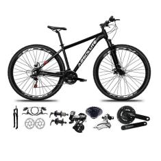 Bicicleta Aro 29 Absolute Nero 5 Shimano Altus 24v Pdv Ty301 K7 Freios Hidráulicos Suspensão Trava-Unissex