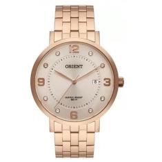 Relógio Orient Feminino Rosê com Calendário  Frss1042 R2rx