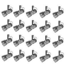 Kit 20x Spots Trilho perfilado eletro calha par20 bulbo led