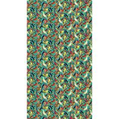 Papel de Parede Pássaros Branco Cinza