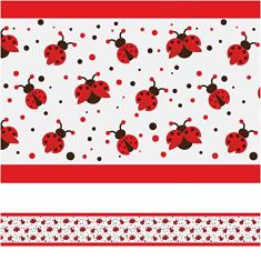 Faixa Decorativa para Quarto de Bebê Joaninha 3mx15cm