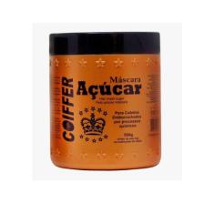 Máscara De Açúcar Coiffer 500g Cabelo Elástico E Quebradiço