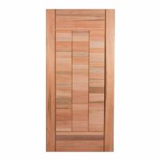 Folha de Porta Maciça 210x120cm Eucalipto Pm97 Cruzeiro Portas Marroml Nude