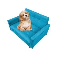 	Poltrona Sofazinho Pet Caes e Gatos Porte Medio e Pequeno Bob Turquesa