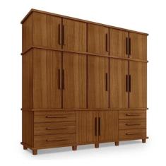 Guarda Roupa Casal Londres Carvalho New – Luapa Móveis