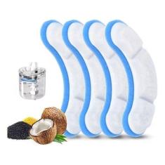 Kit 4 Refis de Filtro Bebedouro Purificador Fonte De Água Gato Cão Pet