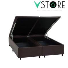 Cama Box Baú Queen Bravus 158x198x38cm Várias Cores - Vstore - V-STORE