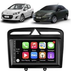 Central Multimidia Peugeot 308 408 2012 A 2016 7" CarPlay/Android-Auto