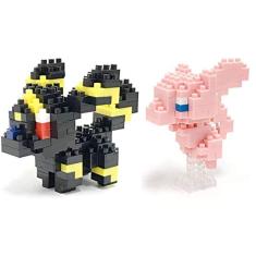 Pacote Nanoblock - Umbreon e Mew - Pokémon - Japão