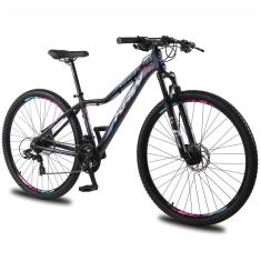 Bicicleta aro 29 KRW Alumínio 24 Vel Freio Hidráulico a Disco Suspensão dianteira Mountain Bike KR2