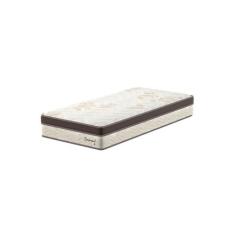 Colchão Solteiro Diamond Euro Molas Ensacadas (26x88x188) Bege e Marro
