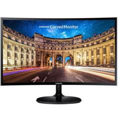 Monitor Curvo Samsung 27", FHD, 60Hz, VA, HDMI e VGA, FreeSync, Preto 