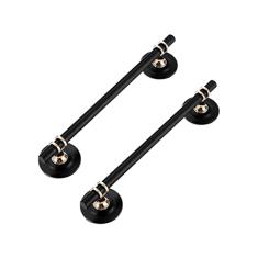 CcHhyyt Pacote com 2 puxadores de armário autoadesivos auxiliares de tração de gaveta de metal com puxador de porta deslizante adesivo na alça para geladeiras, guarda-roupas, janelas, descascar e