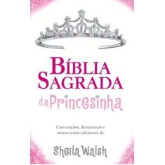 Livro - Bíblia Sagrada da Princesinha, NTLH, Capa Dura Almofada, Rosa 