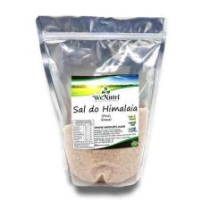 Sal Rosa do Himalaia Fino Iodado Wenutri, 500g