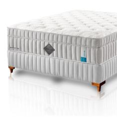 Colchão De Látex Qgel Com Cobre Box Casal 138x188cm