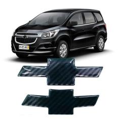 Gravata Adesiva Resinada Chevrolet Spin 2018 Carbono - SPORTINOX, Spin