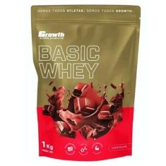 Whey Protein Basic 1kg Growth Supplements, Chocolate