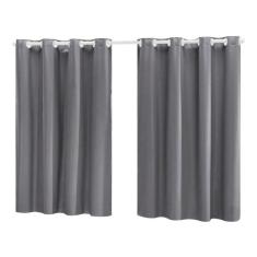 Cortina Blackout Pvc Corta 100 % A Luz 2,80 M X 1,60 M Cinza