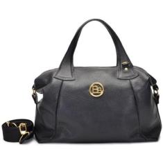 Bolsa Media Couro legitimo Mão Transversal Maninha-Feminino