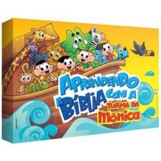 Jogo de tabuleiro aprendendo A bíblia com A turma da mônica - vol. 1